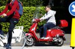 Amsterdam 23 mei 2017 
Martijn Krabbe op zijn vespa scooter