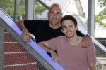 Hilversum 30 mei 2017
Boek presentatie Mental Theo ( Theo Nabuurs) in de vorstin. Theo met zoon Nick