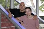 Hilversum 30 mei 2017
Boek presentatie Mental Theo ( Theo Nabuurs) in de vorstin. Theo met zoon Nick