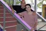 Hilversum 30 mei 2017
Boek presentatie Mental Theo ( Theo Nabuurs) in de vorstin. Theo met zoon Nick