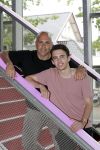 Hilversum 30 mei 2017
Boek presentatie Mental Theo ( Theo Nabuurs) in de vorstin. Theo met zoon Nick