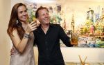 Amsterdam 16 juni 2017
Presentatie nieuwe vodka van Michiel Mol Caramol in de gallery van Joseph Klibansky op de pc hooftstraat. Michiel met zijn vriendin Marloes