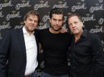 Amsterdam 16 juni 2017
Presentatie nieuwe vodka van Michiel Mol Caramol in de gallery van Joseph Klibansky op de pc hooftstraat. Michiel Mol met compagnons