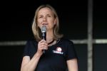 Hilversum 21 mei 2017
Bart 's mediarun op het mediapark tbd de Bart de Graaff foundation. Aanwezig zus Miriam en moeder Marianne  van Bart de Graaff. Bridget Maasland zoon Mees , Kees Tol Howard Komproe en Jan Heemskerk lopen mee. Irene Moors presenteert het geheel.