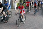 Alkmaar 17 mei 2017
Olcay Gulsen Leontie v Moorsel en Simon Keizer fiets voor de kankerbestrijding