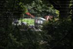Den Haag 5 juni 2017
Paleis Huis ten Bosch wordt helemaal verbouwd. Het staat helemaal in de steigers.