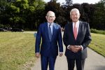 Haarzuilens 21 juni 2017
Haringparty bij kasteel de Haar. Pieter v Vollenhoven met Jaap Rost Onnes