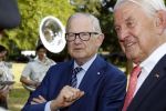 Haarzuilens 21 juni 2017
Haringparty bij kasteel de Haar. Pieter v Vollenhoven met Nick Dijkman