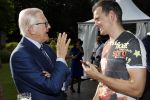 Haarzuilens 21 juni 2017
Haringparty bij kasteel de Haar. Pieter v Vollenhoven met Nick Dijkman