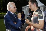 Haarzuilens 21 juni 2017
Haringparty bij kasteel de Haar. Pieter v Vollenhoven met Nick Dijkman