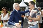 Haarzuilens 21 juni 2017
Haringparty bij kasteel de Haar. Pieter v Vollenhoven met Nick