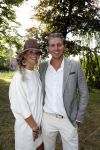 Haarzuilens 21 juni 2017
Haringparty bij kasteel de Haar. Pieter v d Hoogenband met zijn vrouw Marie Jose