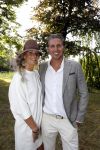 Haarzuilens 21 juni 2017
Haringparty bij kasteel de Haar. Pieter v d Hoogenband met zijn vrouw Marie Jose