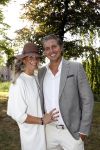 Haarzuilens 21 juni 2017
Haringparty bij kasteel de Haar. Pieter v d Hoogenband met zijn vrouw Marie Jose