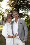 Haarzuilens 21 juni 2017
Haringparty bij kasteel de Haar. Pieter v d Hoogenband met zijn vrouw Marie Jose