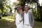 Haarzuilens 21 juni 2017
Haringparty bij kasteel de Haar. Pieter v d Hoogenband met zijn vrouw Marie Jose