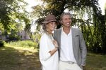 Haarzuilens 21 juni 2017
Haringparty bij kasteel de Haar. Pieter v d Hoogenband met zijn vrouw Marie Jose