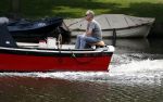 Amsterdam 29 mei 2017 
Rijk de Gooijer jr in de sloep / boot van zijn vader Rijk de Gooijer sr