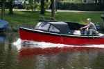 Amsterdam 29 mei 2017 
Rijk de Gooijer jr in de sloep / boot van zijn vader Rijk de Gooijer sr