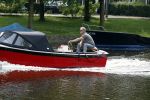 Amsterdam 29 mei 2017 
Rijk de Gooijer jr in de sloep / boot van zijn vader Rijk de Gooijer sr