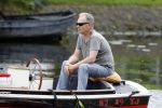 Amsterdam 29 mei 2017 
Rijk de Gooijer jr in de sloep / boot van zijn vader Rijk de Gooijer sr