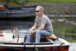 Amsterdam 29 mei 2017 
Rijk de Gooijer jr in de sloep / boot van zijn vader Rijk de Gooijer sr