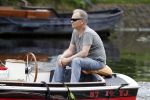 Amsterdam 29 mei 2017 
Rijk de Gooijer jr in de sloep / boot van zijn vader Rijk de Gooijer sr