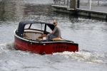 Amsterdam 29 mei 2017 
Rijk de Gooijer jr in de sloep / boot van zijn vader Rijk de Gooijer sr