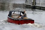 Amsterdam 29 mei 2017 
Rijk de Gooijer jr in de sloep / boot van zijn vader Rijk de Gooijer sr