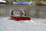 Amsterdam 29 mei 2017 
Rijk de Gooijer jr in de sloep / boot van zijn vader Rijk de Gooijer sr