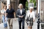 Vught 13 juni 2017
Herdenkingsdienst/ begrafenis van Sandra Reemer in kasteel Maurick. Roland Jan Heijn met zijn vriendin