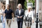 Vught 13 juni 2017
Herdenkingsdienst/ begrafenis van Sandra Reemer in kasteel Maurick. Roland Jan Heijn met zijn vriendin