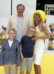 Amsterdam 17 juni 2017  
Premiere verschrikkelijke ikke in pathe arena. Sandra Ysbrandy met partner Pieter en zonen Berend , Ties en Wick