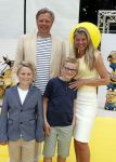 Amsterdam 17 juni 2017  
Premiere verschrikkelijke ikke in pathe arena. Sandra Ysbrandy met partner Pieter en zonen Berend , Ties en Wick