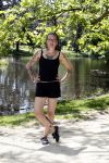 Amsterdam 15 juni 2017 
Sanne Kraaijkamp in het vondelpark.