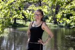 Amsterdam 15 juni 2017 
Sanne Kraaijkamp in het vondelpark.