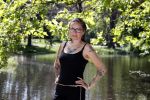Amsterdam 15 juni 2017 
Sanne Kraaijkamp in het vondelpark.
