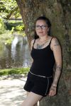 Amsterdam 15 juni 2017 
Sanne Kraaijkamp in het vondelpark.