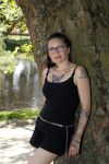 Amsterdam 15 juni 2017 
Sanne Kraaijkamp in het vondelpark.