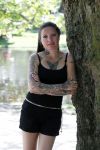 Amsterdam 15 juni 2017 
Sanne Kraaijkamp in het vondelpark.