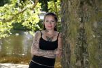 Amsterdam 15 juni 2017 
Sanne Kraaijkamp in het vondelpark.