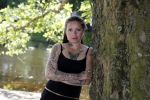 Amsterdam 15 juni 2017 
Sanne Kraaijkamp in het vondelpark.