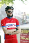 Alkmaar 17 mei 2017
Olcay Gulsen Leontie v Moorsel en Simon Keizer fiets voor de kankerbestrijding