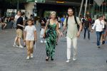 Amsterdam 21 juni 2017 
Sonja Silva met haar zoon en partner Pyke Pos.