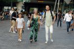 Amsterdam 21 juni 2017 
Sonja Silva met haar zoon en partner Pyke Pos.