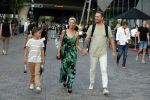 Amsterdam 21 juni 2017 
Sonja Silva met haar zoon en partner Pyke Pos.