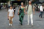 Amsterdam 21 juni 2017 
Sonja Silva met haar zoon en partner Pyke Pos.