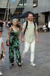 Amsterdam 21 juni 2017 
Sonja Silva met haar zoon en partner Pyke Pos.