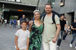Amsterdam 21 juni 2017 
Sonja Silva met haar zoon en partner Pyke Pos.