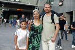 Amsterdam 21 juni 2017 
Sonja Silva met haar zoon en partner Pyke Pos.